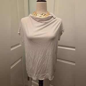 United Colors Of Bennetton White Cream Women's Top Size Medium
